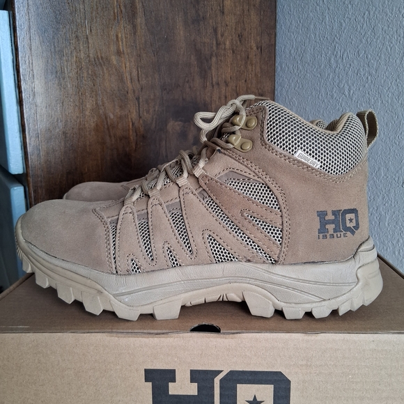 🔥 HQ Ortholite Waterproof Tactical Hiking Brown Outdoor Boots Sz.11.5 D - Picture 7 of 13